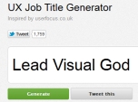 UX job title generator